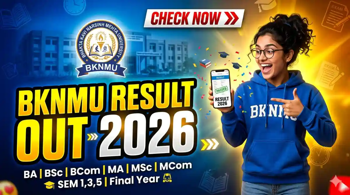 BKNMU Result 2026 Released Check BA B.Sc B.Com MA M.Sc M.Com Results – Direct Link Available