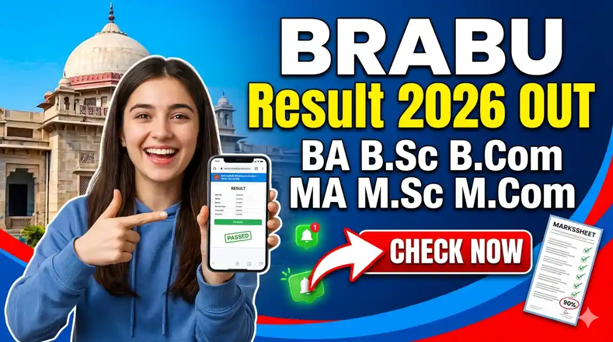 BRABU Result 2026 Released Check BA B.Sc B.Com MA M.Sc M.Com Result Online Now