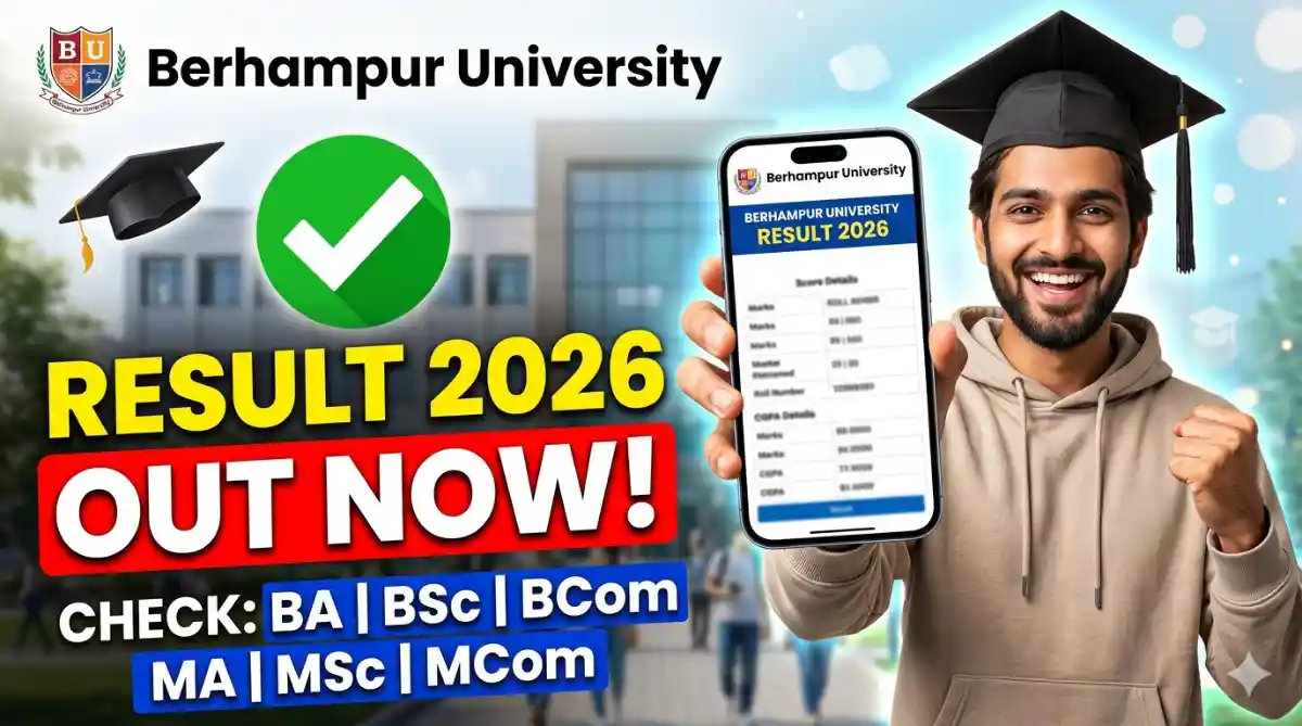Berhampur University Result 2026 Released Check BA B.Sc B.Com MA M.Sc M.Com Result Online Now