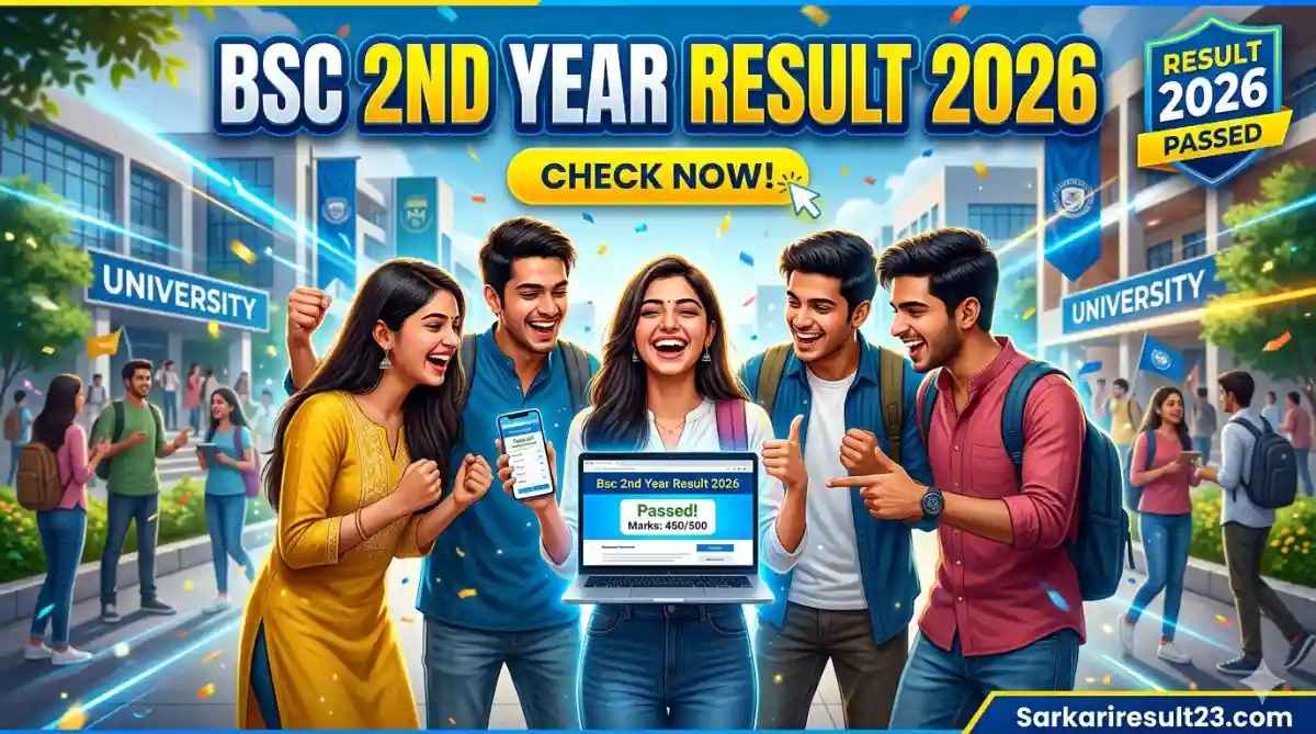 Bsc 2nd Year Result 2026 Released Check University Wise Result Link, Marksheet & Latest Updates
