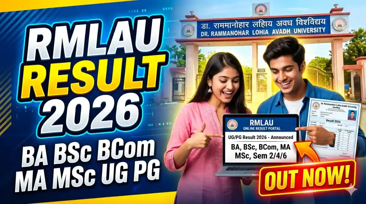 RMLAU Result 2026 BA Bsc Bcom MA Msc UG PG Result 2026 Released – Check Main Semester Results Online