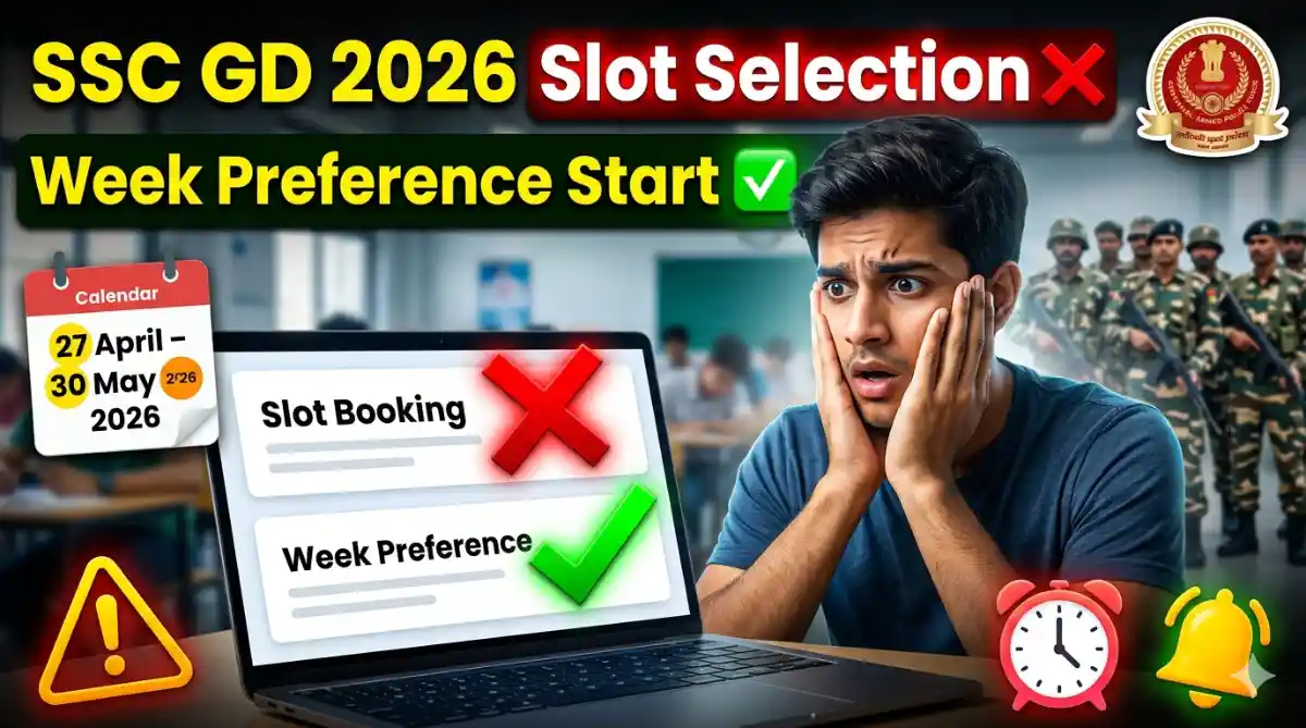 SSC GD Constable Exam Slot Selection 2026 Dates, Vacancy, and Application Process