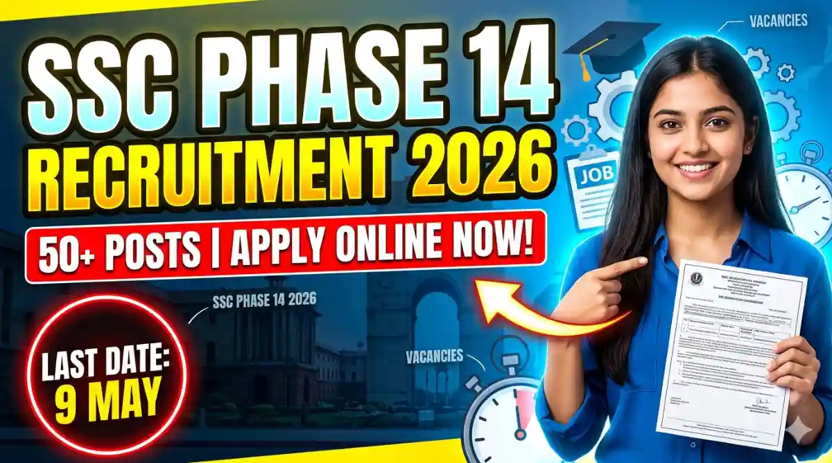 SSC Selection Post Phase 14 Recruitment 2026 Apply Online & Check Eligibility
